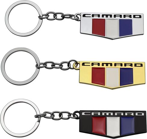 Aimoll 1 قطعة Camaro Key Chain Ring 3D Finish Keychain Keyring سبيكة مفتاح حامل مفتاح فوب استبدال لملحقات Camaro (ذهبي) in Saudi Arabia