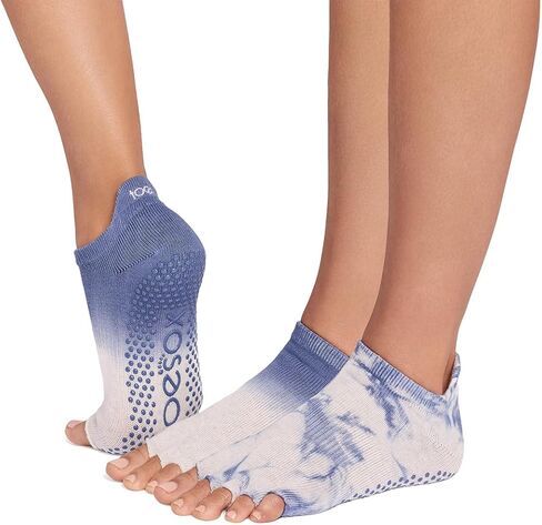 جوارب toesox منخفضة الارتفاع بقبضة نصف إصبع القدم، عبوة من قطعتين، عبوة متعددة من جوارب البيلاتيس والبار واليوجا للنساء والرجال in Kuwait