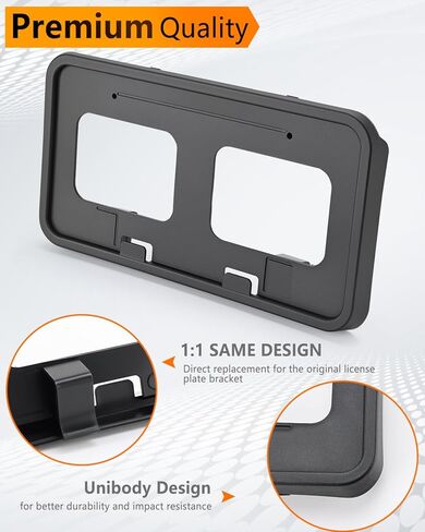 دعامة لوحة الترخيص الأمامية XCLPF متوافقة مع Ford F250 F350 F450 Super Duty 2011-2016 إطار لوحة الترخيص الأمامي استبدال حامل لوحة الترخيص OE BC3Z-17A385-AA. FO1068131 in Kuwait