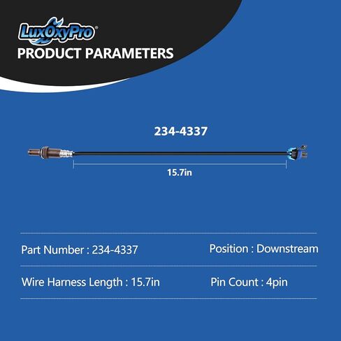 Oxygen O2 Sensor Downstream for Chevy Impala Lumina Monte Carlo S10 Venture, for Buick Rendezvous Century Riviera LeSabre Park Avenue Regal, Replace 234-4337 in Kuwait