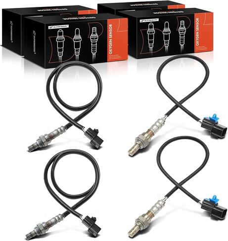 A-Premium O2 Oxygen Sensor Compatible with Kia Sedona 2002 2003 2004 2005 V6 3.5L, Upstream and Downstream, 4-PC Set, Replace# 39210-33360 in Saudi Arabia