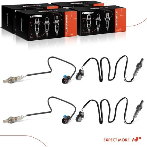 A-Premium O2 Oxygen Sensor Compatible with Kia Sedona 2002 2003 2004 2005 V6 3.5L, Upstream and Downstream, 4-PC Set, Replace# 39210-33360 in Saudi Arabia
