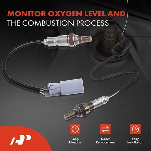 A-Premium O2 Oxygen Sensor Compatible with GMC Acadia 20-21 & Cadillac XT5 20-21, XT4 19-21, XT6, CT5, CT4 & Buick Envision, Encore GX & Chevrolet Blazer, TrailBlazer, Upstream & Downstream, 2-PC Set in Saudi Arabia