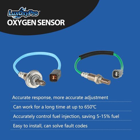 مستشعر الأكسجين O2 المنبع والمصب لسوبارو امبريزا WRX 2.5L H4 2010 2011 2012 2013 2014، لسوبارو فورستر 2.5L H4 2011 2012 2013، استبدال 234-9108 234-4195 2 قطعة in Kuwait