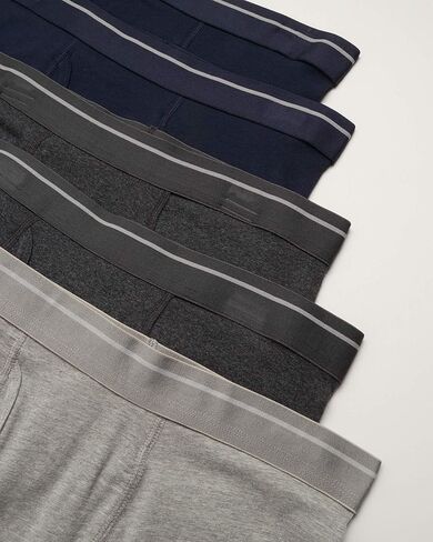 Members Mark Underwear - Stretch Boxer Briefs (5 Pack), Size Large, Charcoal/Navy/Grey in Kuwait