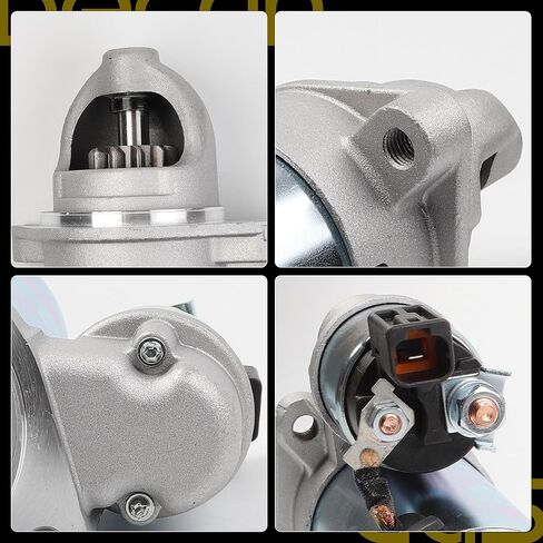 Dasbecan Starter متوافق مع Hyundai Tucson 2010-2015 Sonata 2015-2019 Santa Fe Sport 2017-2018، Kia Optima Sorento 2016-2020 L4 2.0L 2.4L 1.2KW 11 أسنان بديلة # 36100-2G250 36100-2G210 34006N in Saudi Arabia