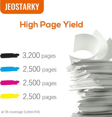 خراطيش حبر 218A 218X بدون رقاقة متوافقة مع HP Color LaserJet Pro MFP 3301fdw 3301cdw 3301sdw 3201dw استبدال الطابعة W2180A W2180X W2181A W2182A W2183A 4 عبوات in Kuwait