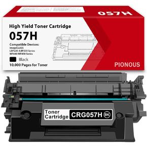 057H High Yield Black Toner Cartridge Replacement for Canon 057H 057 CRG-057H Cartridge Compatible with MF453dw MF452dw MF455dw MF445dw LBP236dw MF451dw MF440 MF450 Printer Ink (1-Pack) in Kuwait