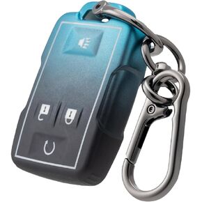 Key Fob Cover for GMC with Keychain,Soft TPU Car Key Cover Case for Chevy Silverado Colorado GMC Sierra 1500 2500 HD 3500 HD Canyon Accessories in Kuwait
