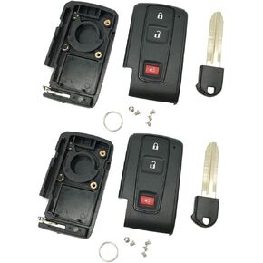 الذكية عن بعد استبدال مفتاح فوب غطاء حالة صالح ل 2004 2005 2006 2007 2008 2009 تويوتا بريوس دخول بدون مفتاح مفتاح فوب شل (2 قطعة) in Kuwait