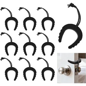 10 Pack First Responder Door Stops, Tactical Door Jam for Law Enforcement, Police, EMS, Firefighters, Security – Black Door Stopper Wedges in Kuwait