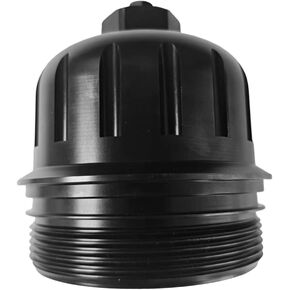 Fuel Filter Housing Cap Replacement for 2017-2024 GM Duramax 6.6L L5P | Compatible with Chevy Silverado/GMC Sierra 2500HD 3500HD | Billet Aluminum OEM 134001 Equivalent with Drain Plug in Kuwait