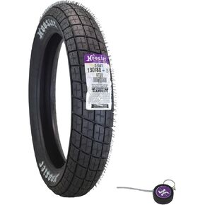 Hoosier Racing Tire 130/80-19 FT30 Dirt Bike Front Tube Type Tire Ideal for Flat Track Bikes with Hoosier Keychain in Kuwait
