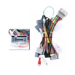 16 Pin Car Radio Power Cable Compatible for Honda Odyssey 2009-2014 Wiring Harness and Canbus Box Android Radio Multimedia No 2DIN in Kuwait