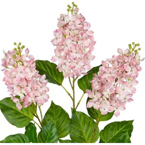 Artificial Lilac Flowers 30" Tall – Set of 3 Silk Lilac Flower Stems for Home Decor, Wedding Centerpieces, Faux Floral Arrangements – Light Purple Artificial Flowers for Vase, Spring & Farmhouse Décor in Kuwait