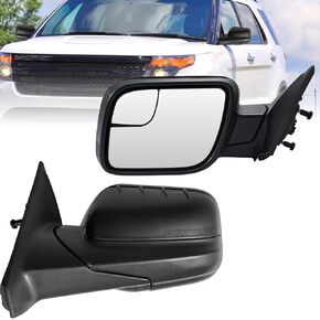 Driver Side Mirror Compatible with 2011-2015 Explorer with Power Adjustment Wide Angle Lens Black Side View Mirror Replacement BB5Z-17683-NA 3Pins in Saudi Arabia