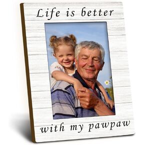 Girl Dad Mom Gifts Picture Frame 4x6, Dad Daughter Wooden Picture Frame, Birthday Gift for Father from Daughters Girls, Life is Better with My Girls Decorative Photo Frames for Table Desk Decor in Kuwait