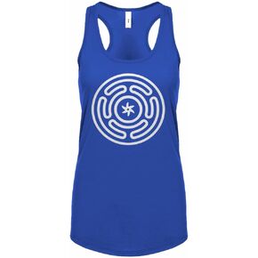 Hecate's Wheel Mythological Witch Symbol Womens Racerback Tank Top in Kuwait