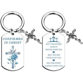 Jesus Bible Verbe Keychain Accessories Christian Gifts for Women Confirmation Gifts For Teen Girls Boys First Communion Gift for Girls in Kuwait