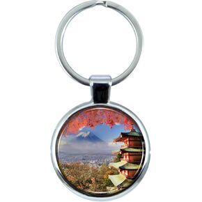 سلسلة مفاتيح طوكيو اليابان مع قبة إيبوكسي وحلقة مفاتيح معدنية in Kuwait