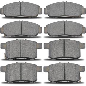 D1506 D1451 Front Rear Semi-metallic Brake Pads Sets Compatible with Honda Accord 2008-2012, Acura TSX 2009-2014 in Kuwait