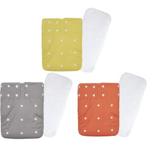 حفاضات قماشية للبالغين من كاواي، حفاضات كبيرة للكبار مع حشوة حفاضات فائقة الامتصاص، قابلة لإعادة الاستخدام وقابلة لإعادة الاستخدام من أجل ملابس داخلية واقية مانعة للتسرب من سلس البول - أزرق in Kuwait