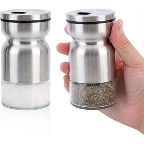 Red Salt and Pepper Shakers Set, Cute Farmhouse Kitchen Decor for Home Restaurants Wedding, 4.5 oz Glass Salt Shaker with Adjustable Pour Holes in Saudi Arabia