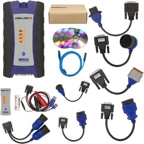 أداة الماسح الضوئي التشخيصي لحفارة الشاحنة العالمية لـ Nexiq USB Link 2 مهايئ الواجهة تشخيص الماسح الضوئي للشاحنة الثقيلة.OE#124032 in Kuwait