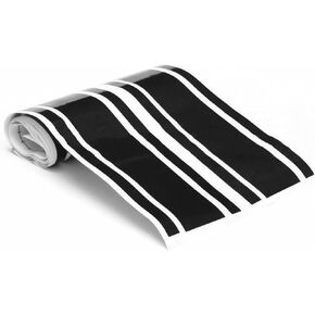 2 PCS Car Hood Decals, Racing Stripes Body Side Stickers, Hood Bumper Modification Exterior Decoration Accessories, Suitable for Most Car Models (Black) in Kuwait