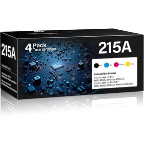 خرطوشة حبر ملونة 215A Laser Jet Pro MFP M183fw M182 M155 متوافقة مع HP 215A 215 M182 M182n M182nw M183fw M183fdw خراطيش حبر HP Color Laser Jet Pro M155 M155a M155dw M155nw in Kuwait