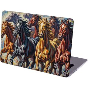 متوافق مع جهاز MacBook Pro مقاس 14 بوصة، حافظة صلبة مع غطاء لوحة مفاتيح وواقي شاشة (A2442 A2779 A2918 A2992 A3112 A3185 A3401 A3434، إصدار 2021-2025) - Horse MC22715 in Saudi Arabia