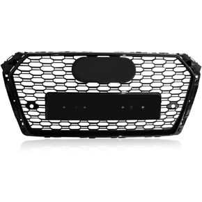 RS4 Style Honeycomb Mesh Hex Grille Black Fit for A D A4/S4 B9 2017-2019 in Kuwait