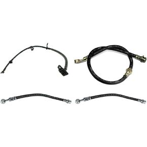Arrhythmic Front Rear Brake Hydraulic Hose - 4PCs Automotive Replacement Brake Hoses for Hyundai Sonata 2.7L 2005 in Kuwait