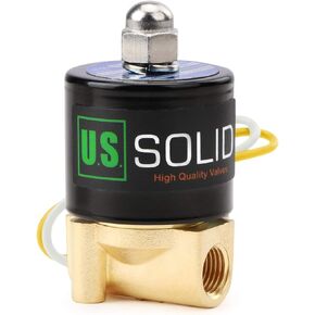 الولايات المتحدة الصلبة 1/4 بوصة النحاس صمام الملف اللولبي الكهربائي 110VAC عادة مغلقة VITON in Kuwait