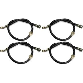 Arrhythmic Front Rear Brake Hydraulic Hose - 4PCs Automotive Replacement Brake Hoses for Chevrolet K5 Blazer 4.1L 4WD 1981 1982, for Chevrolet K5 Blazer 5.0L 4WD 1981 1982 in Kuwait