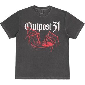تي شيرت Outpost 31 Spiderhead، تي شيرت كلاسيكي لفيلم الرعب في الثمانينيات in Kuwait