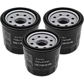 15410-MFJ-D01 15410-MFJ-D02 15410-MCJ-003 استبدال فلتر الزيت متوافق مع محرك Hon-da GXV530 GXV530R ES6500 / لـ Jo-hn Dee-re M806418 لـ Kaw-as-aki (3 قطع) in Kuwait