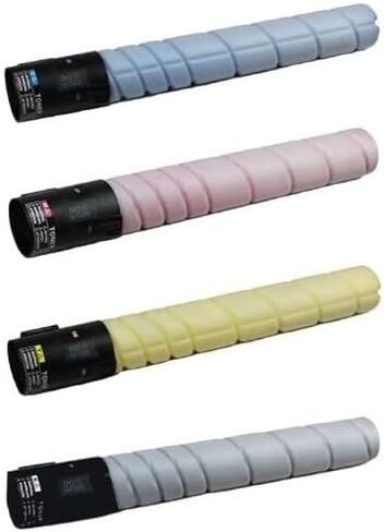 Genuine OEM Konica Minolta TN514 Complete Toner Cartridge Set CMYK Bizhub C458 Bizhub C558 Bizhub C658 in Kuwait