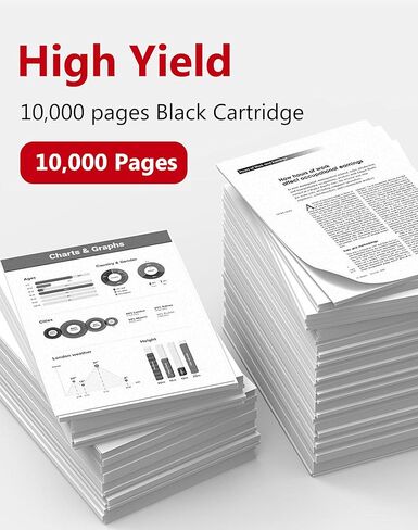 057H High Yield Black Toner Cartridge Replacement for Canon 057H 057 CRG-057H Cartridge Compatible with MF453dw MF452dw MF455dw MF445dw LBP236dw MF451dw MF440 MF450 Printer Ink (1-Pack) in Kuwait