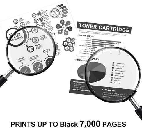خراطيش حبر أسود 410X (عبوة من قطعتين) بديلة لحبر HP 410X عالي الإنتاجية تعمل مع سلسلة Color LaserJ Pro M452 Color LaserJ Pro MFP M377 M477 Series | CF410XD in Kuwait