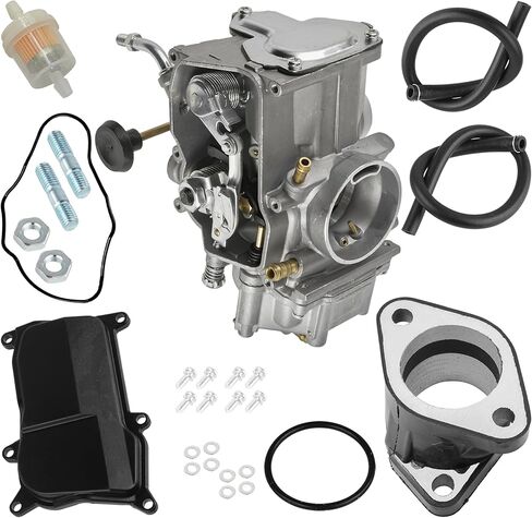 مفصل مدخل مكربن ​​كالتريك متوافق مع Yamaha Warrior 350 Yfm350X 1987 1988 1989-2004 in Saudi Arabia