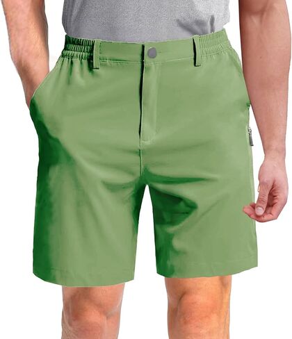 شورت جولف رجالي من GIISAM، شورت خفيف الوزن للعمل في الهواء الطلق مع 6 جيوب شورت عمل سريع الجفاف وجيد التهوية in Kuwait