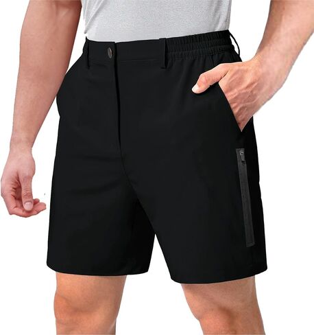 GIISAM Men's Golf Shorts, Lightweight Outdoor Work Shorts with 6 Pockets Quick Dry Breathable Work Shorts in Saudi Arabia