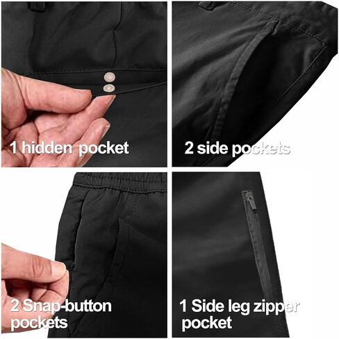 GIISAM Men's Golf Shorts, Lightweight Outdoor Work Shorts with 6 Pockets Quick Dry Breathable Work Shorts in Saudi Arabia