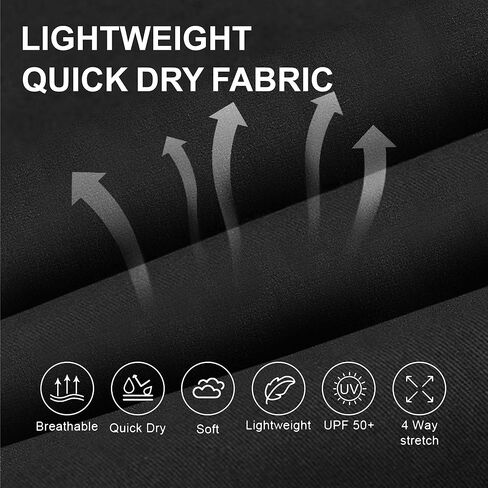 GIISAM Men's Golf Shorts, Lightweight Outdoor Work Shorts with 6 Pockets Quick Dry Breathable Work Shorts in Saudi Arabia