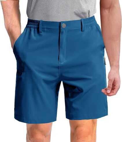 GIISAM Men's Golf Shorts, Lightweight Outdoor Work Shorts with 6 Pockets Quick Dry Breathable Work Shorts in Saudi Arabia