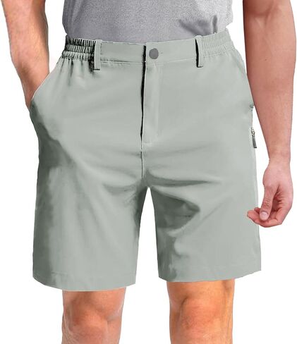 GIISAM Men's Golf Shorts, Lightweight Outdoor Work Shorts with 6 Pockets Quick Dry Breathable Work Shorts in Saudi Arabia