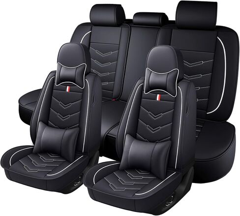 Car Seat Cover for BMW F32 F33 F36 2013-2026, Durable Waterproof Premium Leather Vehicle Seat Covers.(Standard,Black Blue) in Saudi Arabia
