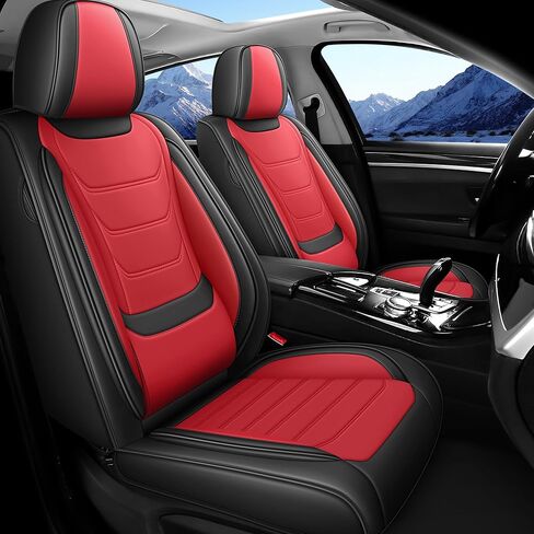 أغطية مقاعد جلدية مناسبة لسيارة Honda CR-V 2010-2026 غطاء مقعد سيارة أنيق مقاوم للماء وجيد التهوية وإكسسوارات داخلية للسيارات (مجموعة كاملة باللون الأسود) in Kuwait
