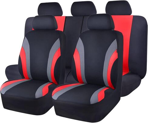Car Seat Covers Full Set for Hyundai Venue 2020 2021 2022 2023 2024 2025 2026, Front and Rear Seat Covers, Breathable Full Coverage Automotive Seat Cover Set for Cars, SUVs and Trucks in Kuwait